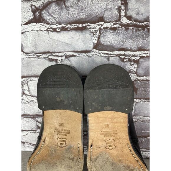 PRONTO UOMO Black Leather Split Toe Oxfords Lace Up Shoes Men’s Sz 10.5M US/44EU - Picture 7 of 16